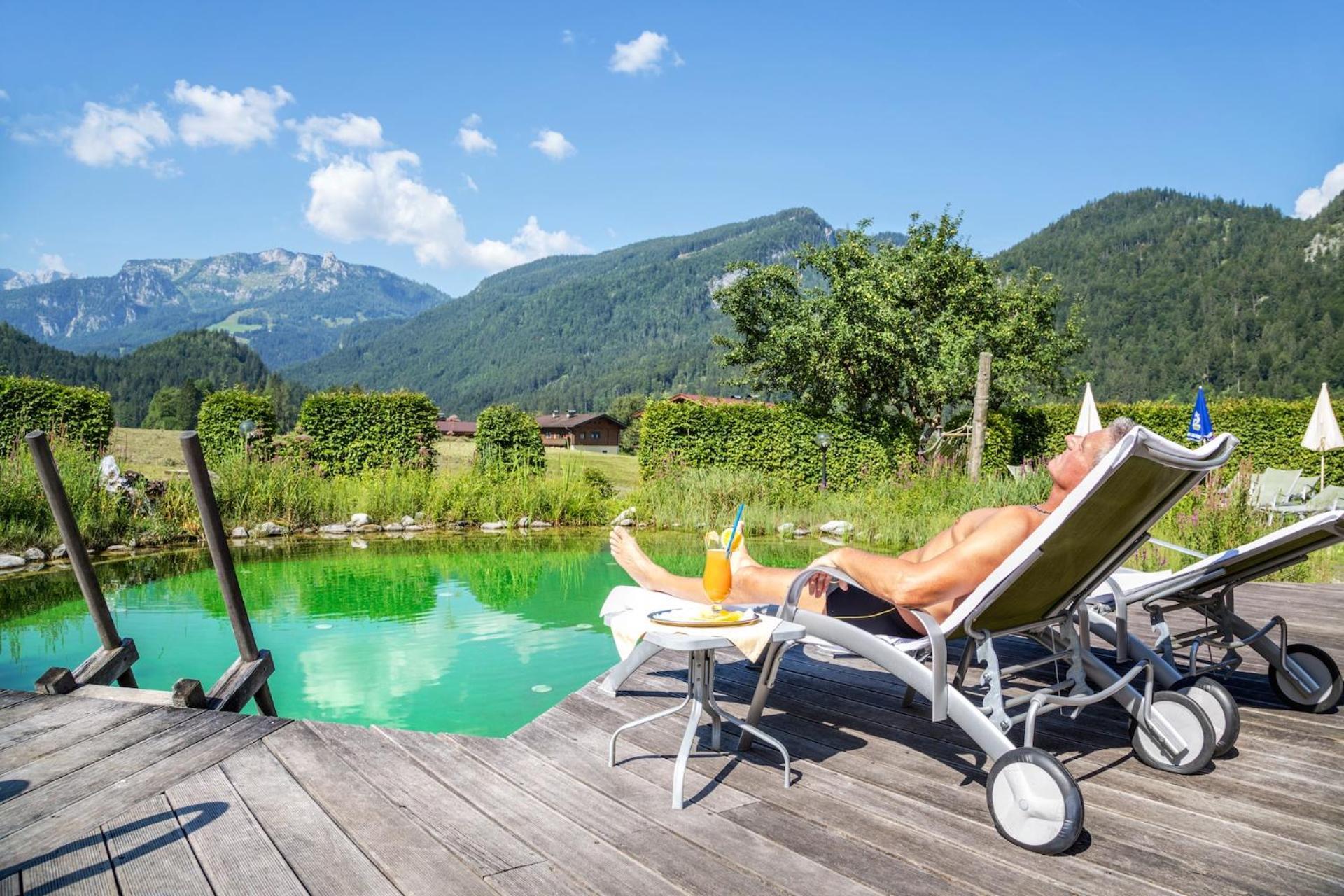 Hotel Vitaloase Zu Den Drei Bruedern Unken Exterior foto